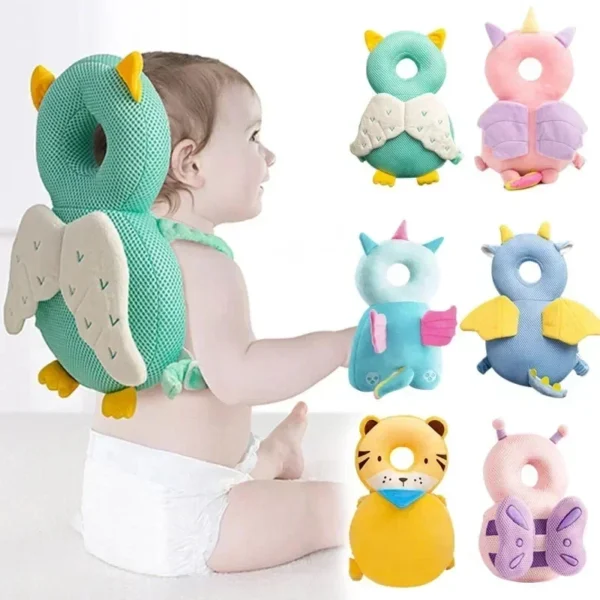 Toddler Baby Head Protector Cushion – Angel Bee Safety Pillow for Injury Prevention (1-3T)